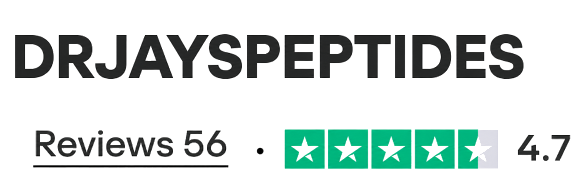 DrJaysPeptides Trustpilot reviews 4.7